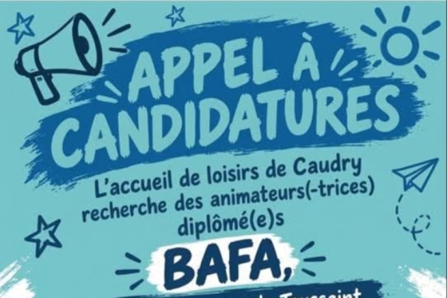 Caudry : l'accueil de loisirs recrute ses animateurs pour les vacances de Toussaint